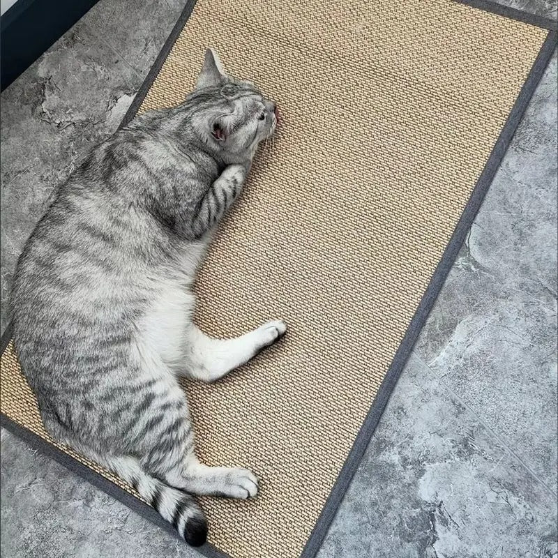Anti Cat Scratching Sofa Protective Mat, Cat Bamboo Weaving