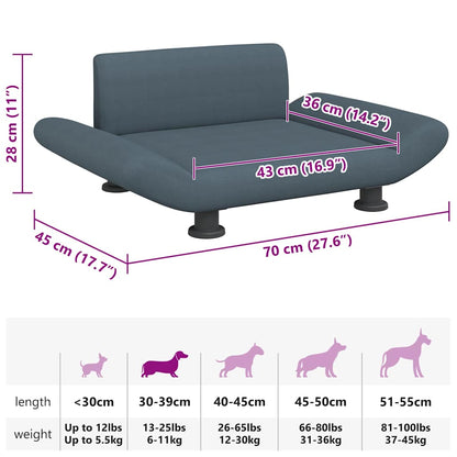 Dog Bed 70x   Dog Bed 70x Faux Leather