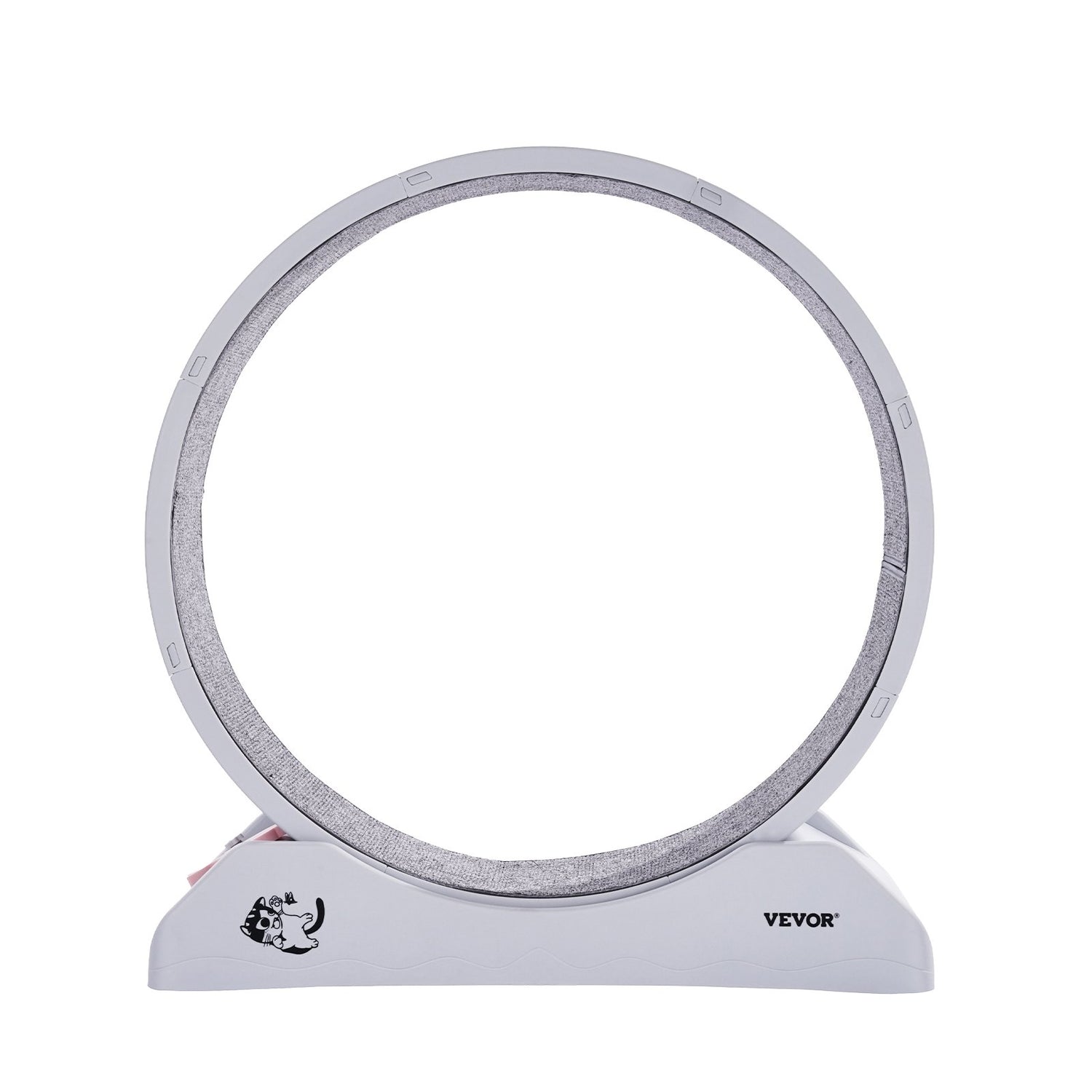 Cat Exercise Wheel 31.5 In Large Indoor Cat Running Wheel Treadmill White
