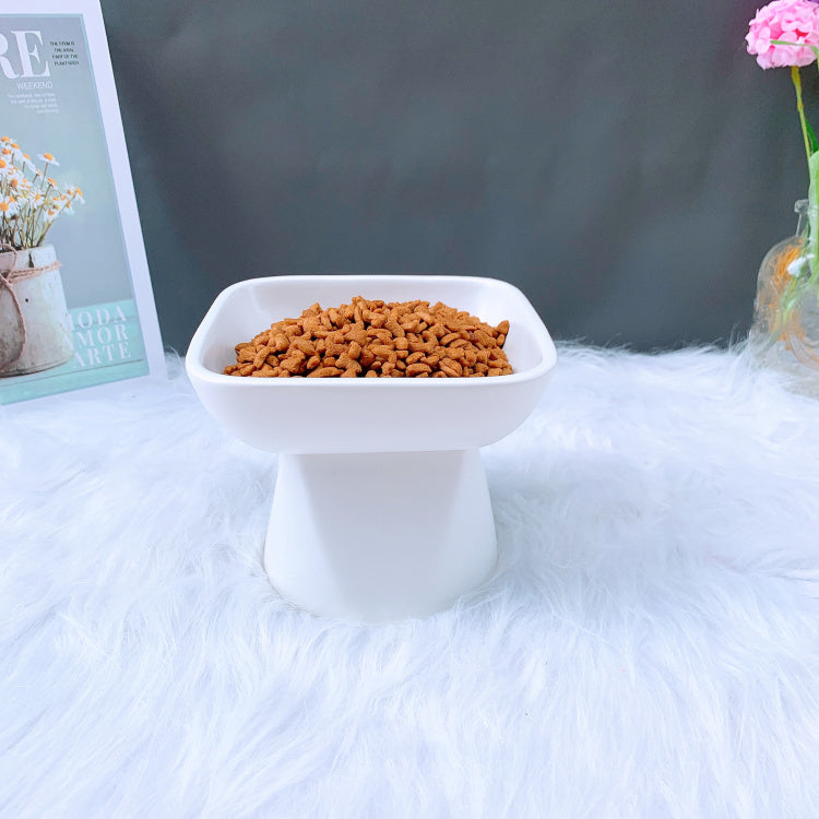 Cat Bowl Ceramic Protect Cervical Vertebra Cat Food