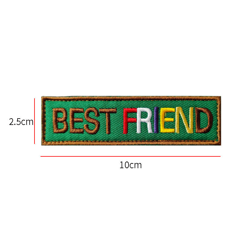 K9 Military Dog Rescue Dog Embroidered Velcro Badge