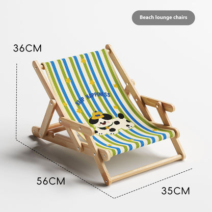 Sisal Cat Scratch Board Solid Wood Wear-resistant Non-dandruff Integrated Cat Bed Four Seasons Universal Cat Nest Cat Sofa Cat Scratching Board