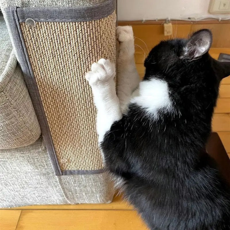 Anti Cat Scratching Sofa Protective Mat, Cat Bamboo Weaving