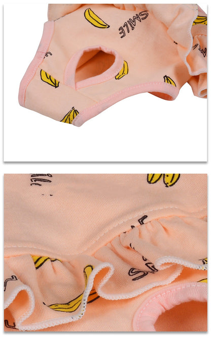 Pet Teddy Little Bitch Dog Harness Physiological Pants