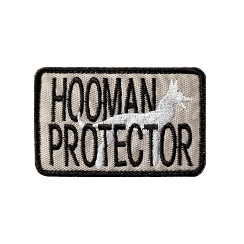 K9 Military Dog Rescue Dog Embroidered Velcro Badge