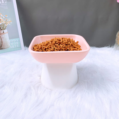 Cat Bowl Ceramic Protect Cervical Vertebra Cat Food