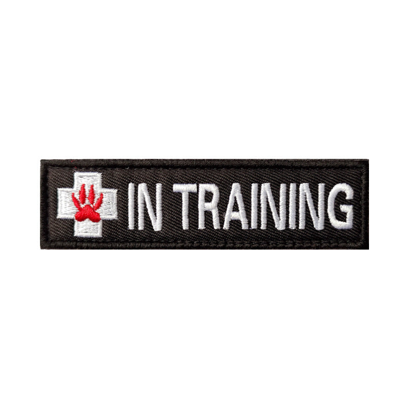 K9 Military Dog Rescue Dog Embroidered Velcro Badge