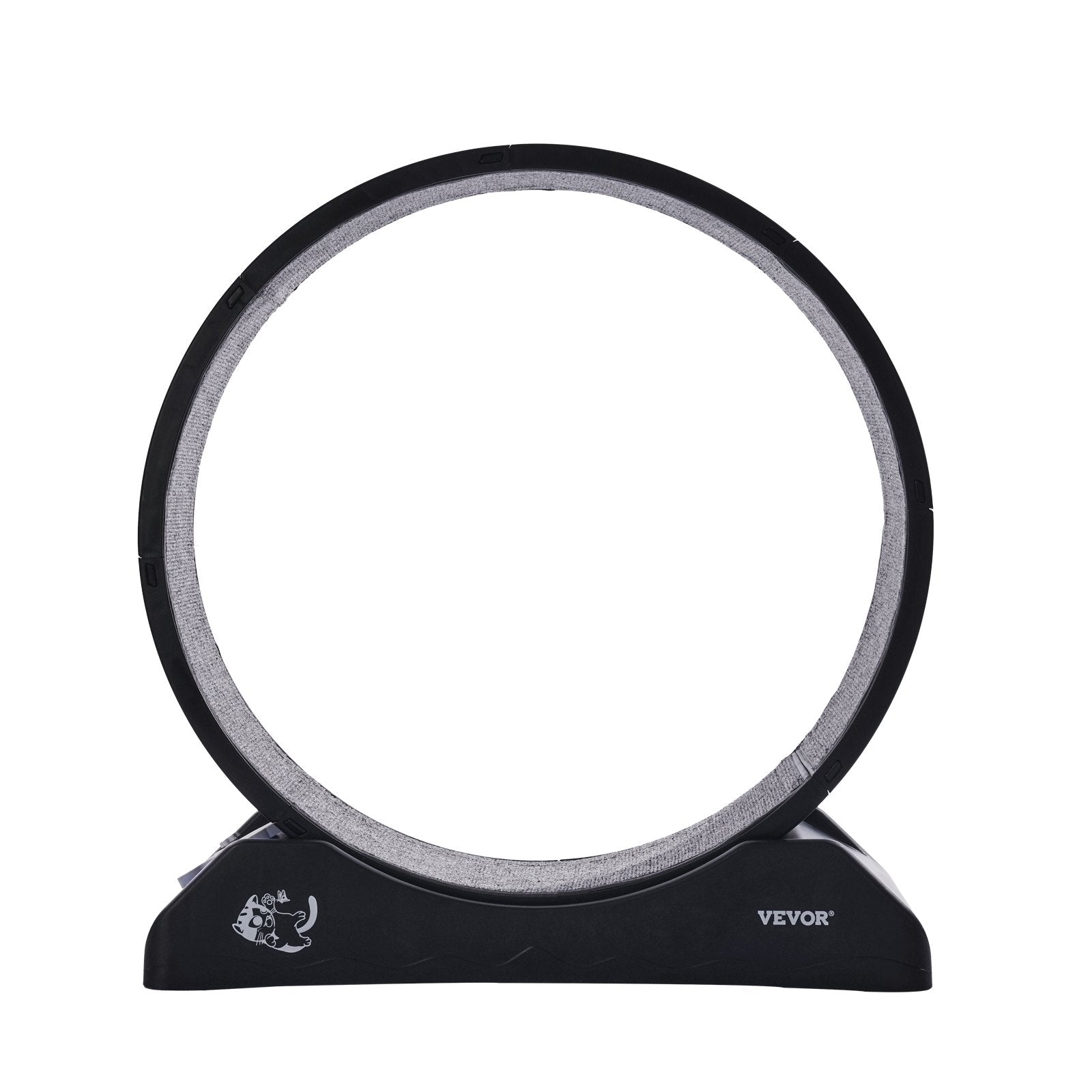 Cat Exercise Wheel 31.5 In Large Indoor Cat Running Wheel Treadmill Black