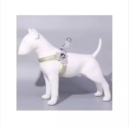 YT Pet Dog Cat Harness, Pet Harness With Leash Group, Adjustable Puppy Harness Comfortable Reflective Easy Control Dog With Leather