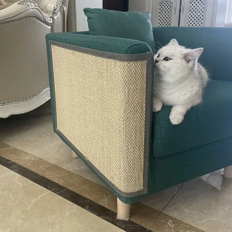 Anti Cat Scratching Sofa Protective Mat, Cat Bamboo Weaving